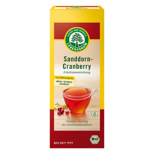 Sanddorn-Cranberry Tee, 20 Beutel