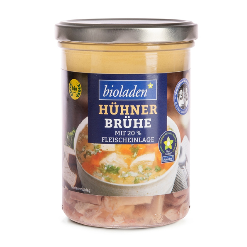 bioladen* Hühnerbrühe mit Hühnerfleisch, 400ml