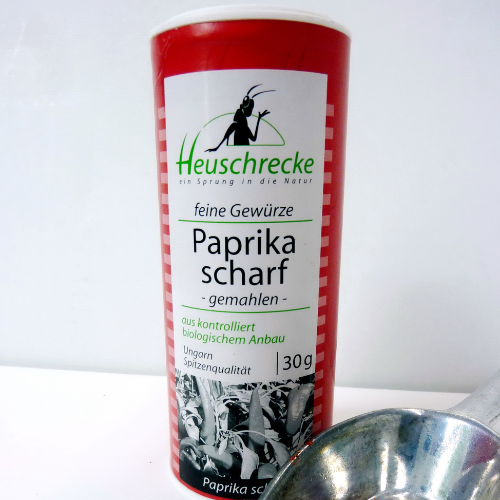 Paprika scharf, ungarisch, gemahlen 30g