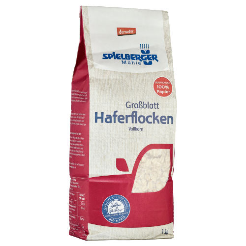 Haferflocken Großblatt, Demeter 1kg
