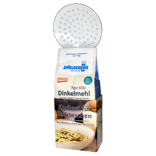 Teigtaschen-Kochset mit Dinkelmehl 630, Demeter 500g