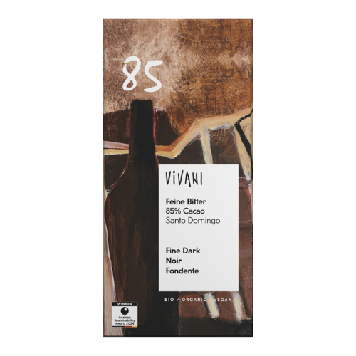 Feine Bitter Schokolade 85% Cacao, 80g