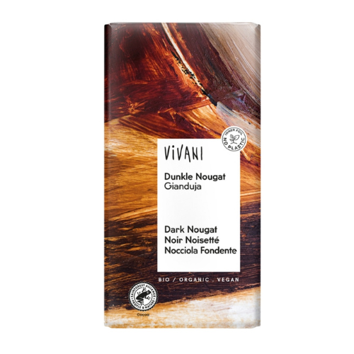 Dunkle Nougat Gianduja Schokolade, 100g