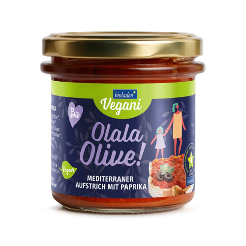 bioladen* Brotaufstrich Olala Olive VEGANI, 140g