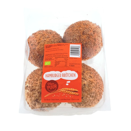 Hamburger Brötchen 4 Stück, 240g