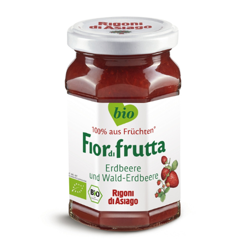 Fiordifrutta Erdbeere und Walderdbeeren Aufstrich, 250g