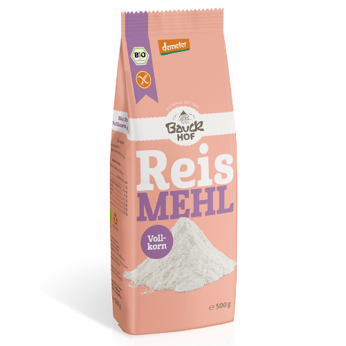 Reismehl Vollkorn, Demeter 500g