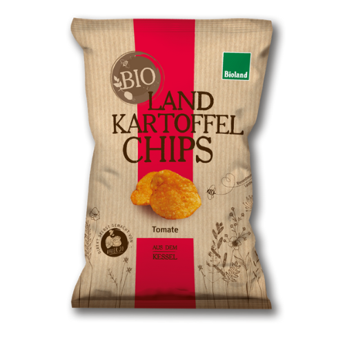 Kartoffel Chips Tomate, 125g
