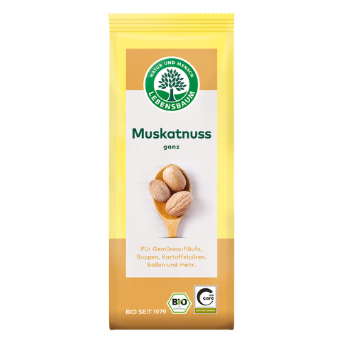 Muskatnuss, ganz (3 Stück)