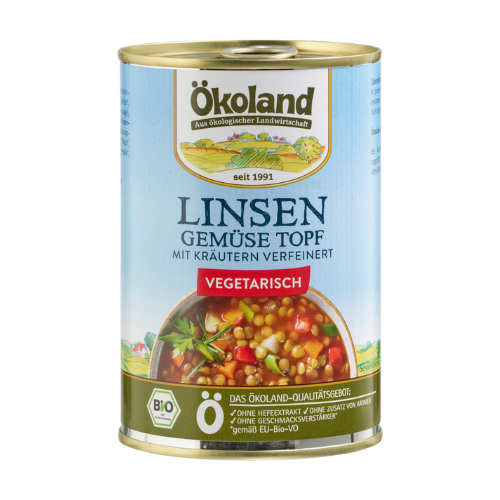 Linsen Gemüse Topf, 400g