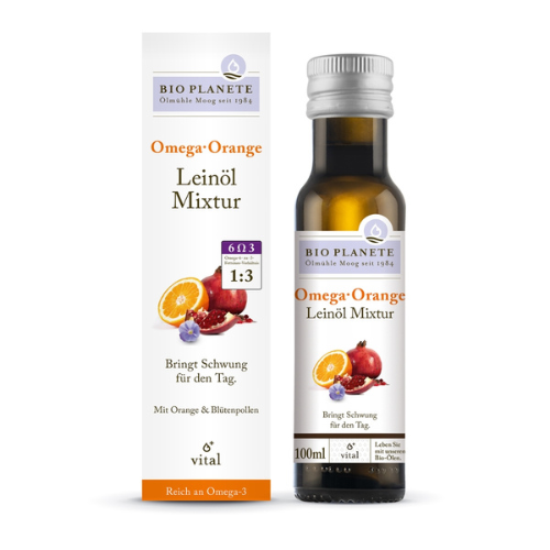 Omega Orange Leinöl-Mixtur, 100ml