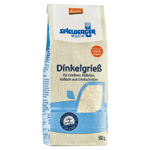 Dinkelgrieß, Demeter 500g