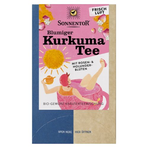 Blumiger Kurkuma Tee, 18 Beutel