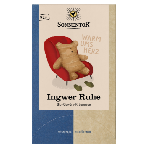 Ingwer Ruhe Tee, 18 Beutel