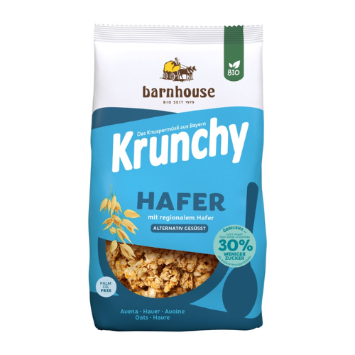 Krunchy Hafer weniger Zucker, 625g