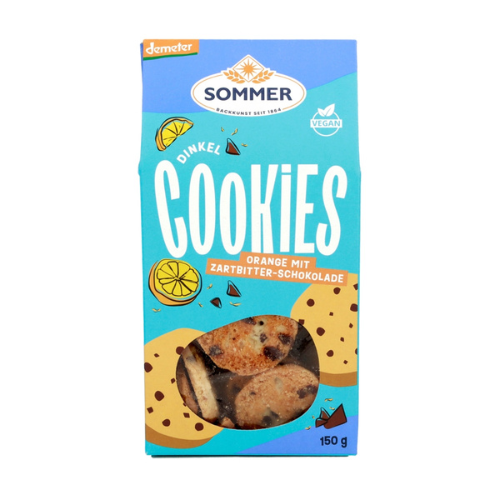 Dinkel Schoko Orange Cookies, 150g