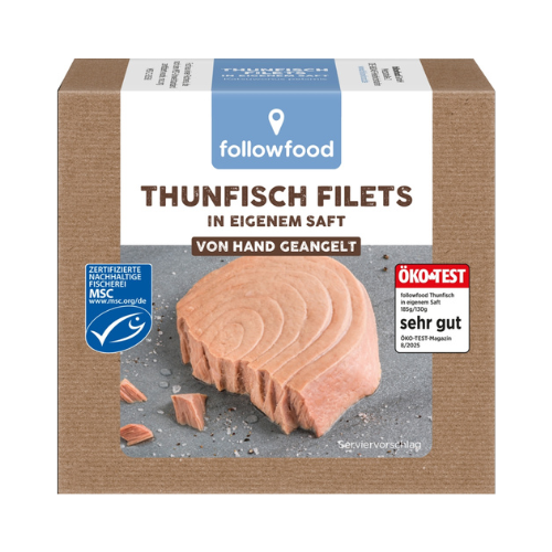 Thunfisch Filets im eigenen Saft, 185g