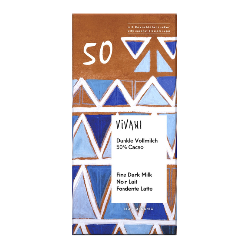 Dunkle Vollmilch 50% Cacao, 80g